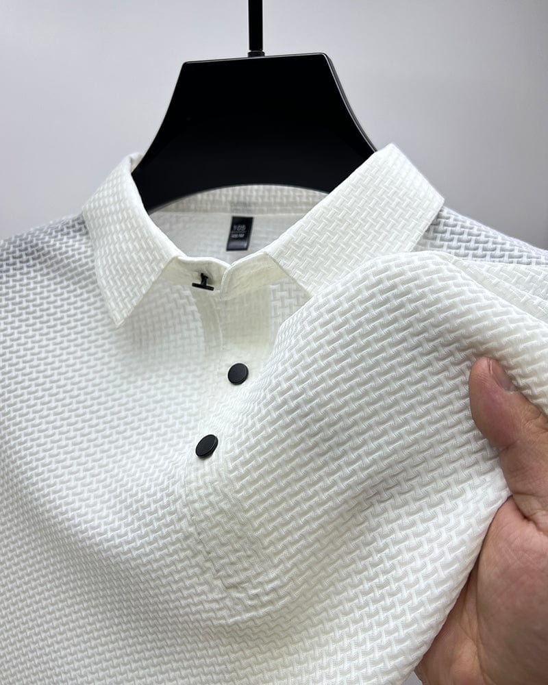 Classiquemen™ | Elegant zijden overhemd met kraag